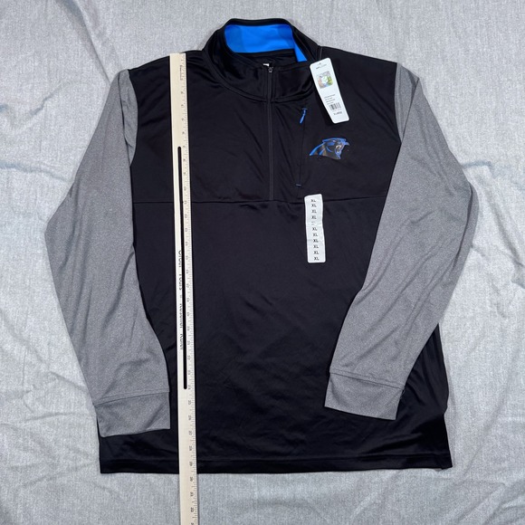 Carolina Panthers Shirt Mens XL NFL Football Team Apparel Pullover Panthers Blue - Picture 6 of 12